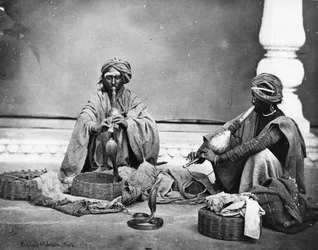 Schlangenbeschwörer, ca. 1863